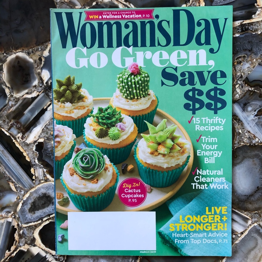 4️⃣/$12 March 2019 Woman’s Day Magazine